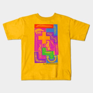 All 12 Free Hexominoes Kids T-Shirt